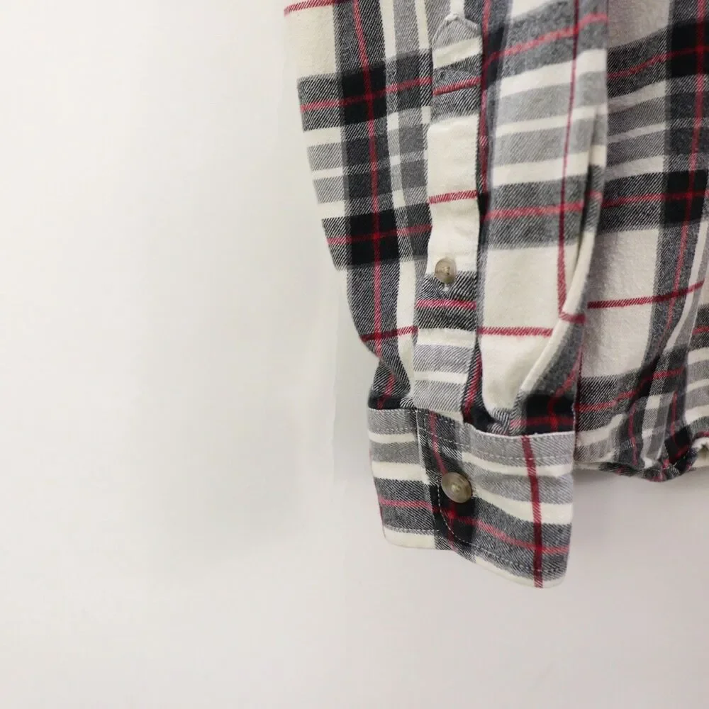 J. Crew Classic Fit Plaid Button Down Shirt size Large